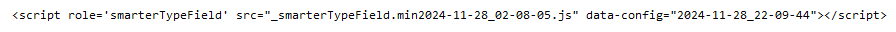 SmarterTypeField