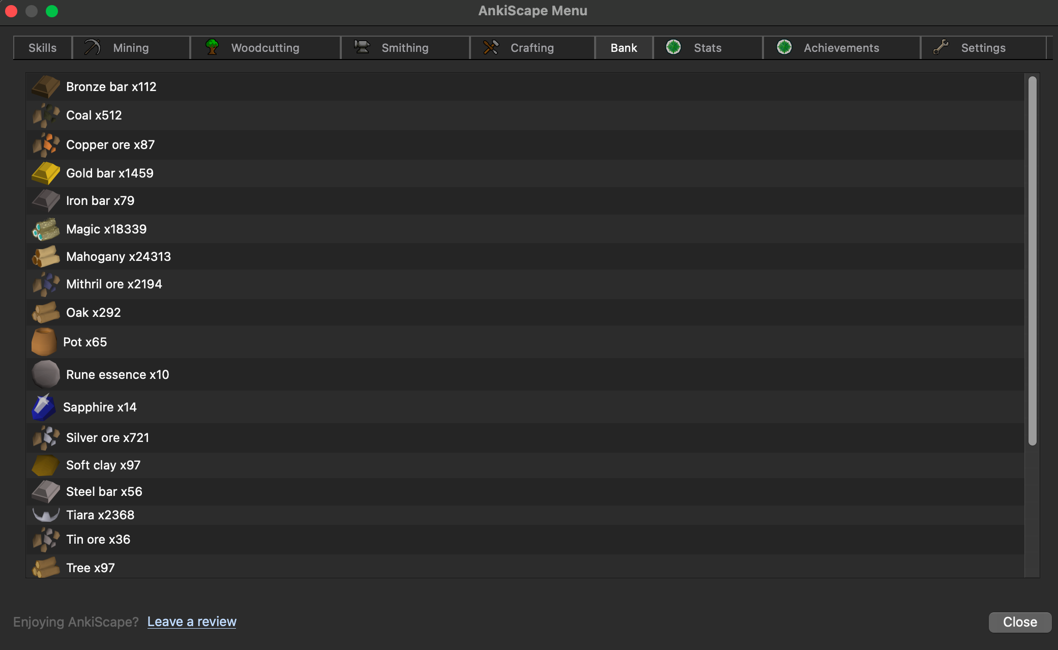 AnkiScape screenshot 1