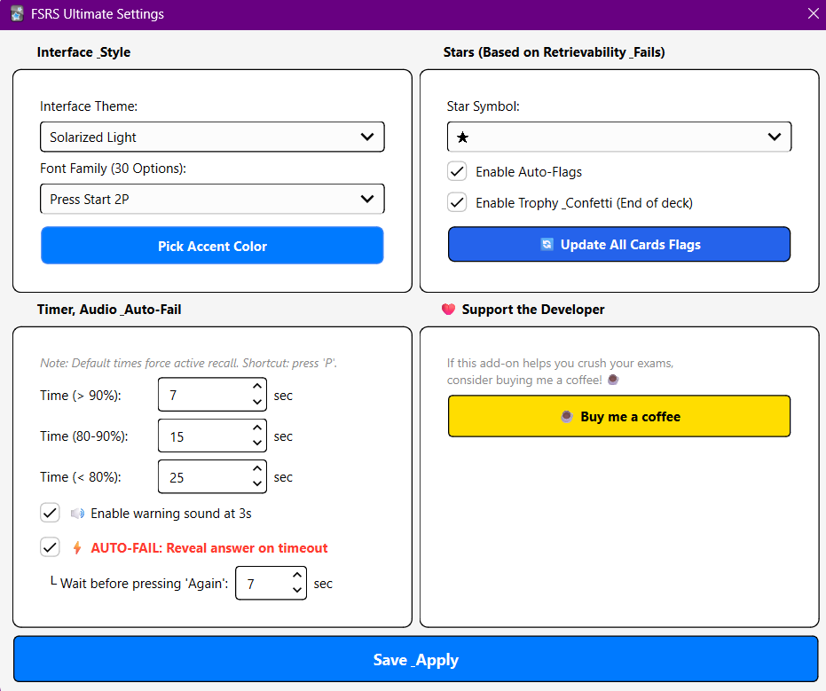 Anki Planner Pro Screenshot