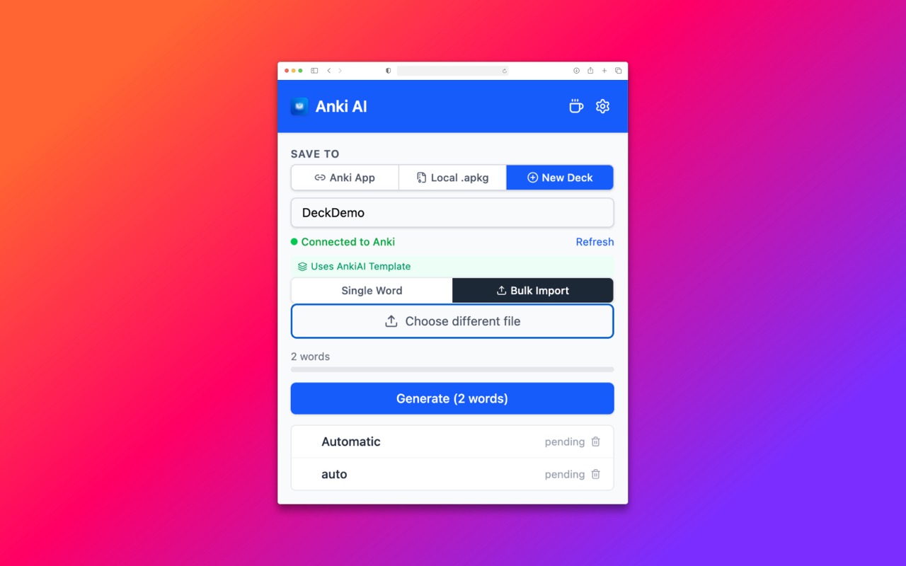 Anki AI Assistant - Preview 4