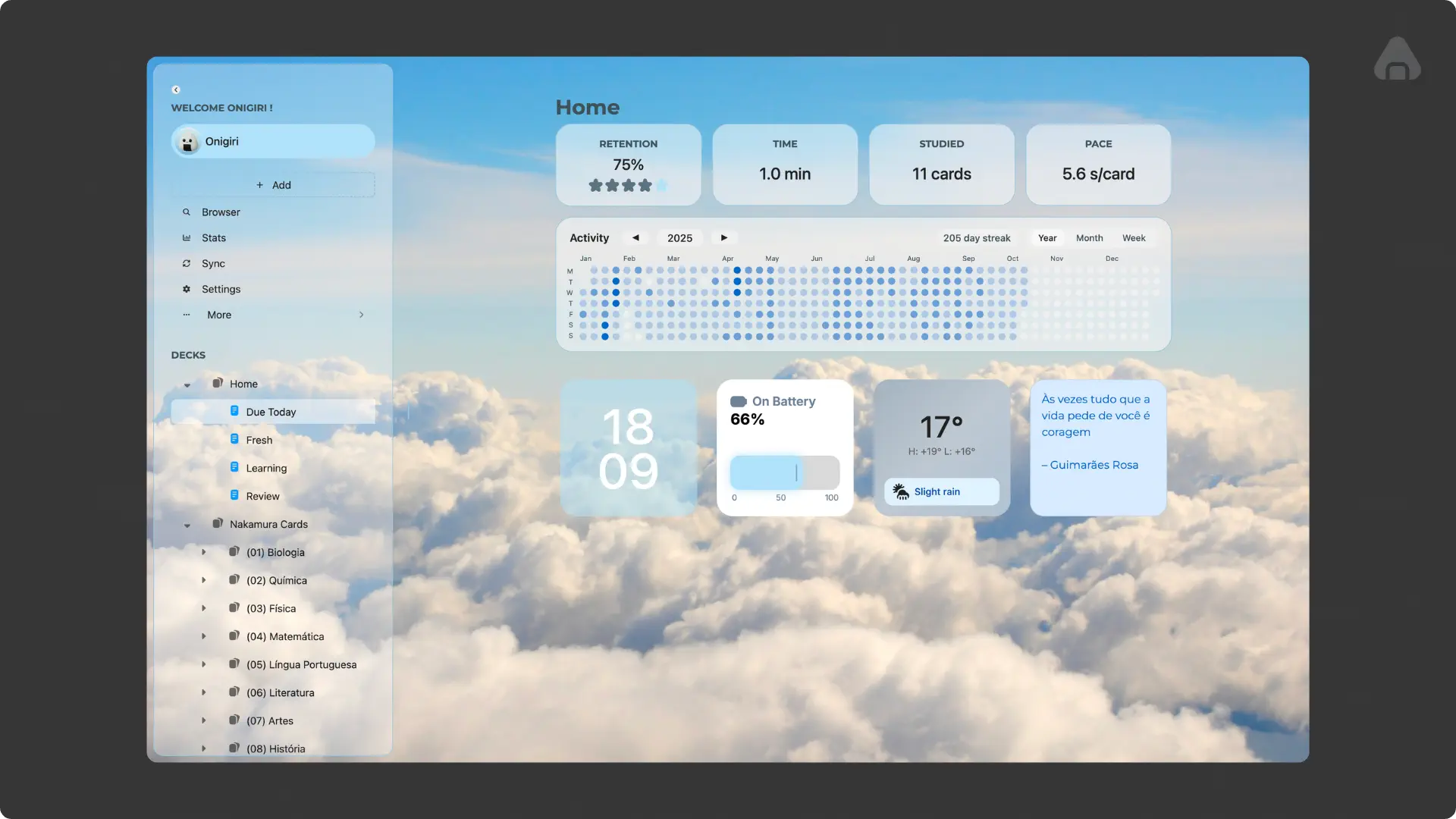 Giao diện Onigiri 2