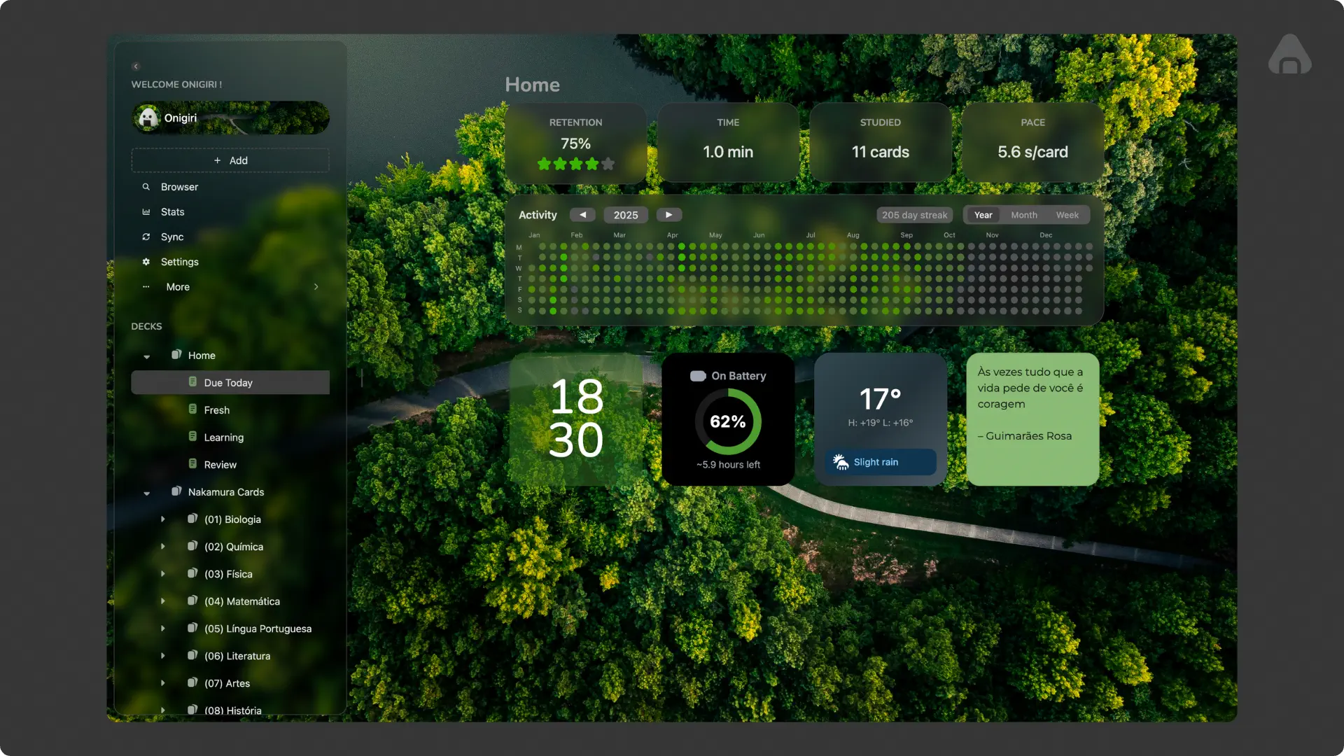 Giao diện Onigiri 3