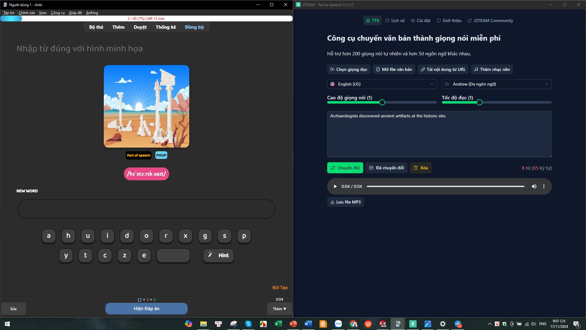 TTS MADE IN VIETNAM: Phần mềm đọc văn bản thành giọng nói miễn phí của J2Team (Mạnh Tuấn)