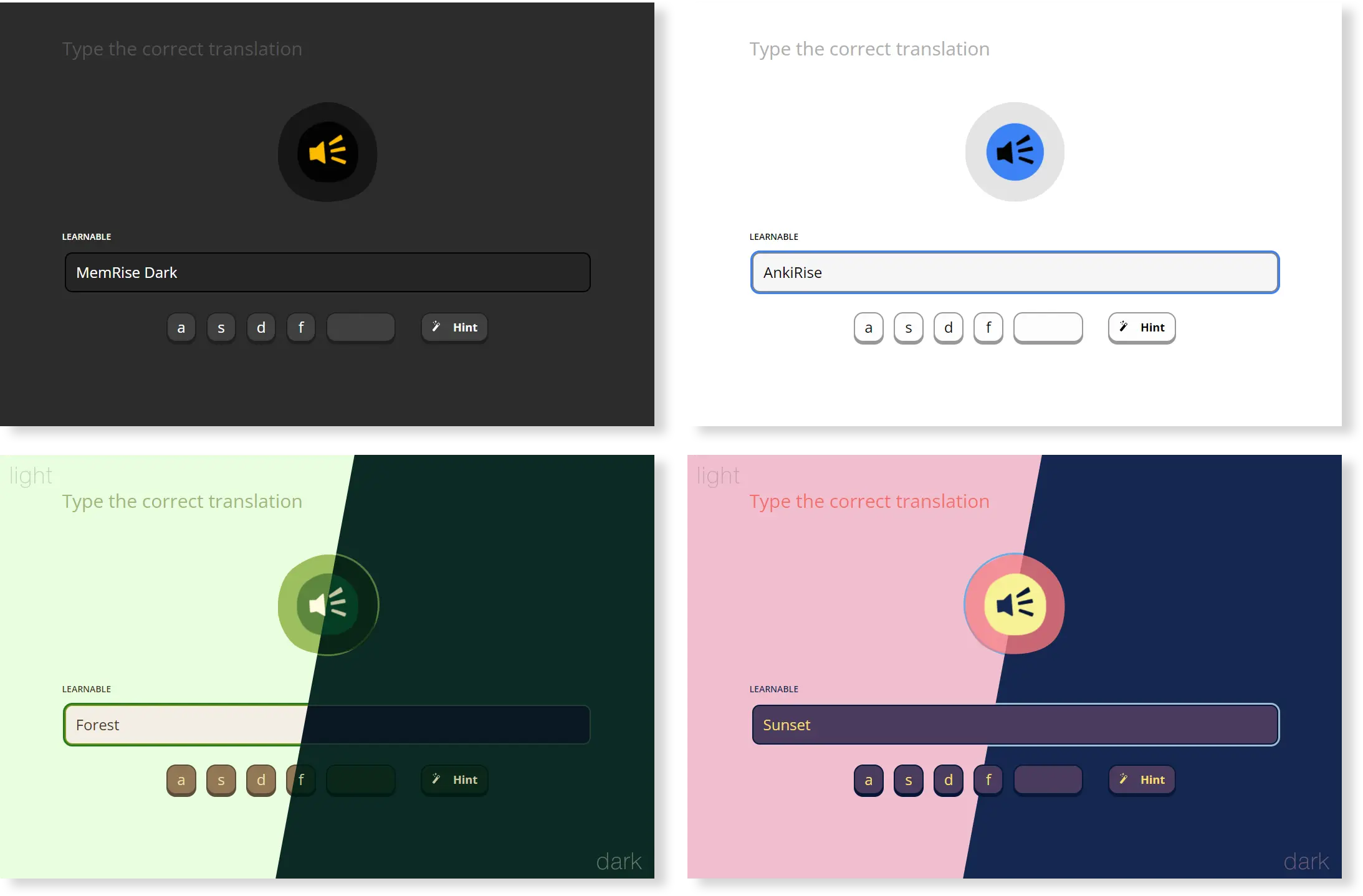 Memrise Cards Template