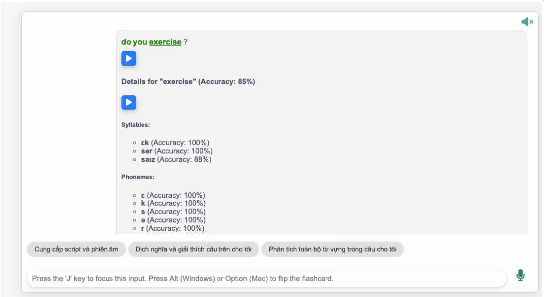 Ví dụ bài học Shadowing