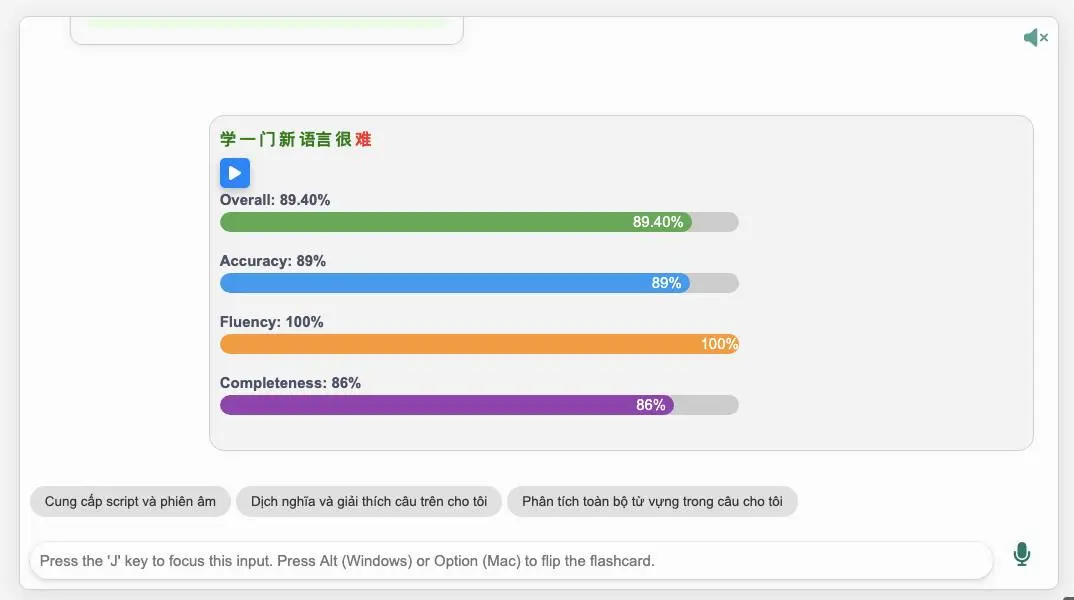 Mẫu thẻ Shadowing tiếng Nhật và Hàn