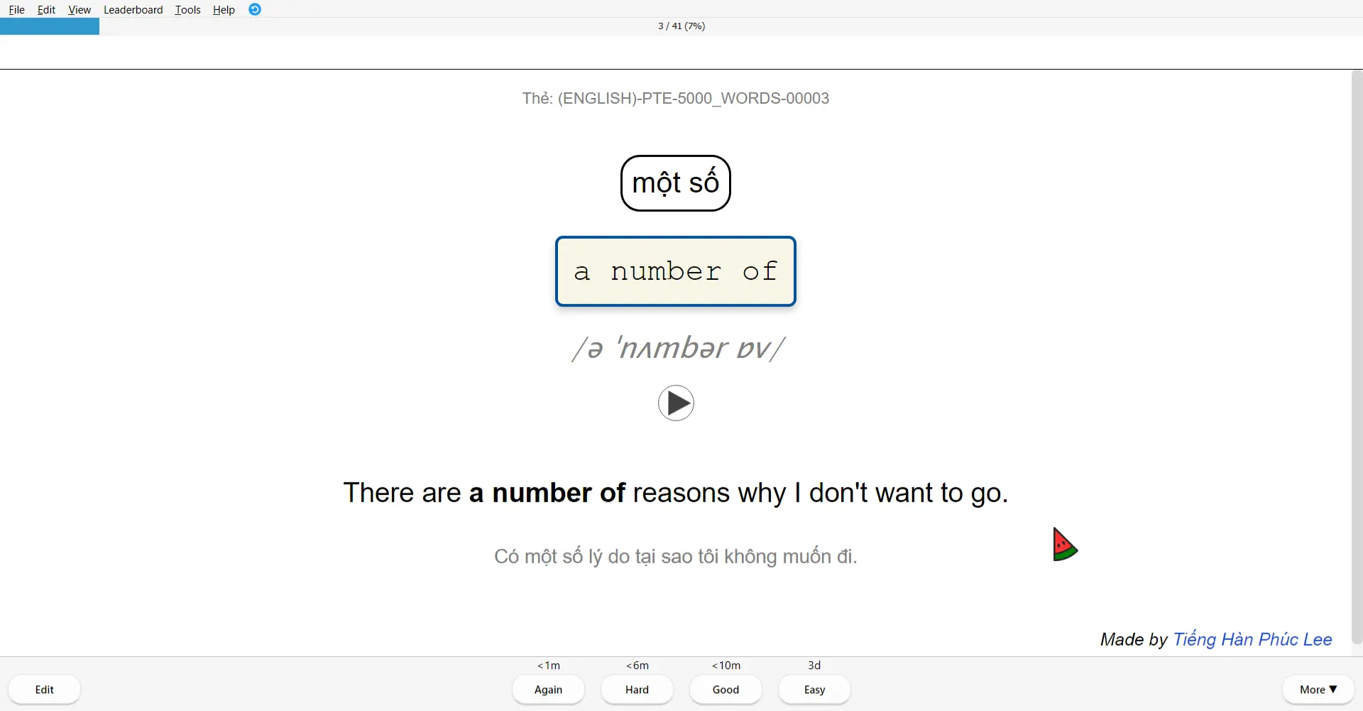 Tổng quan giao diện deck PTE