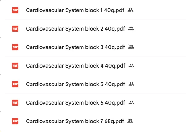 Bộ Deck UWorld Tim Mạch - Mạch Máu