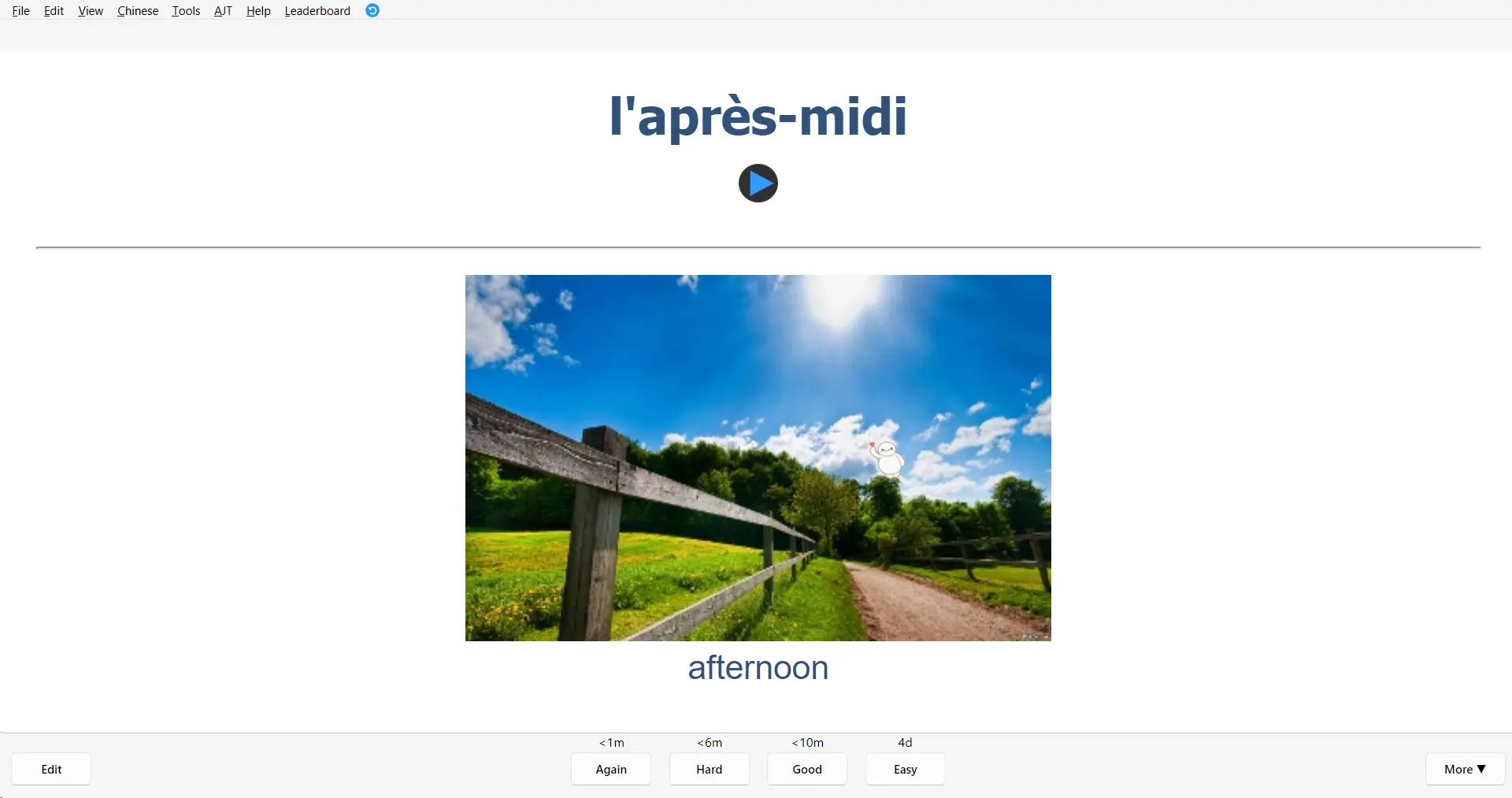 Bộ thẻ tiếng Pháp nhập môn cho Anki