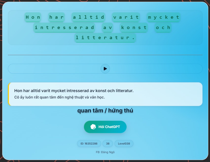 Nordic Aurora - Giao diện 2