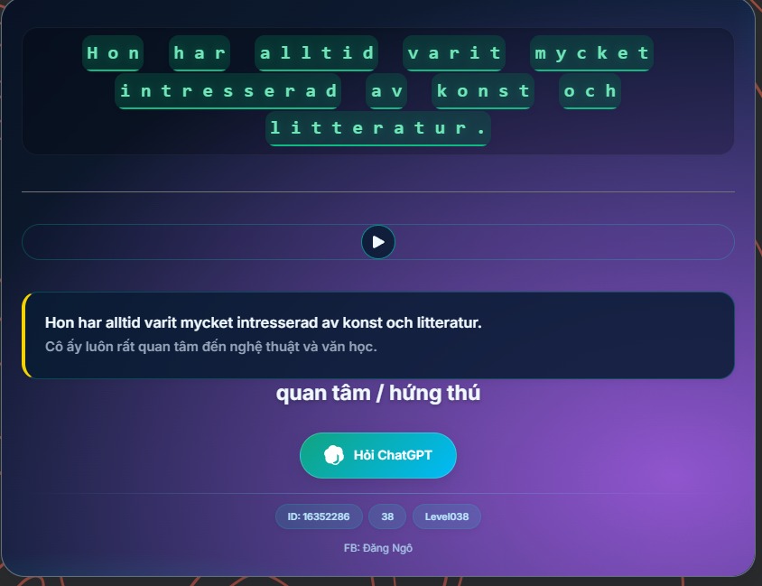 Note type Nordic Aurora Anki - Kính & Ánh Sáng