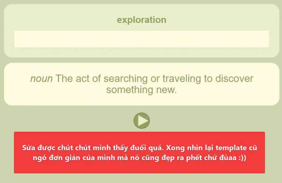 Xem trước mẫu thẻ Noryeok 3