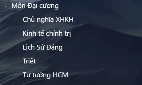 Tổng quan cấu trúc bộ thẻ đại cương